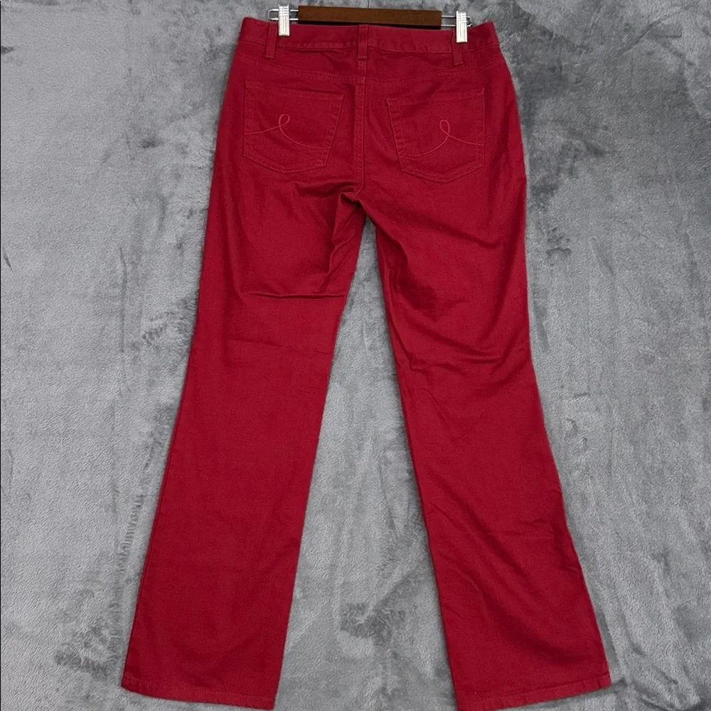 LOFT Ann Taylor Red Original Boot Jeans Women's Size 6 Casual Wear